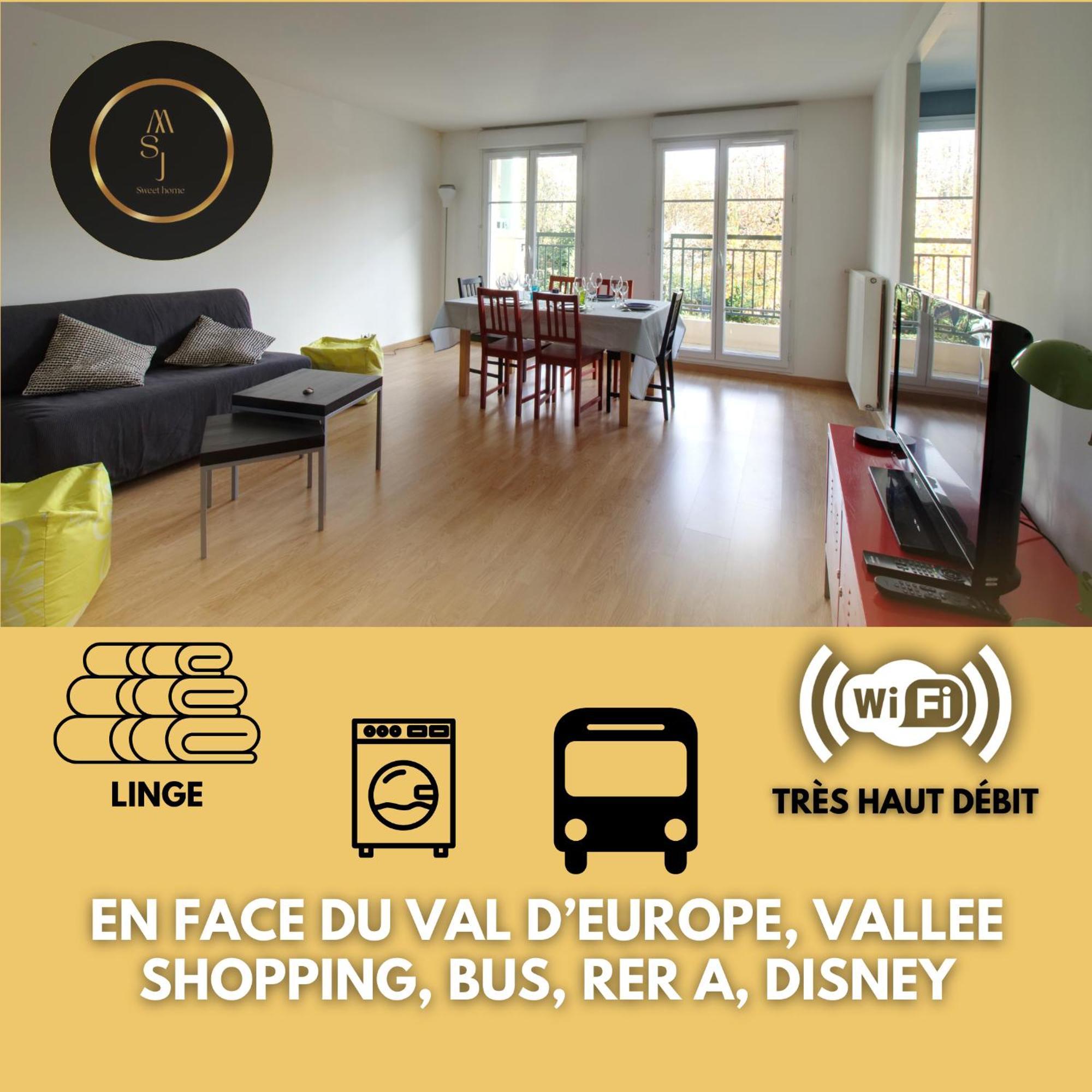 Cosy Appartement - Val D'Europe - Vallee Shopping - Disney Serris Luaran gambar